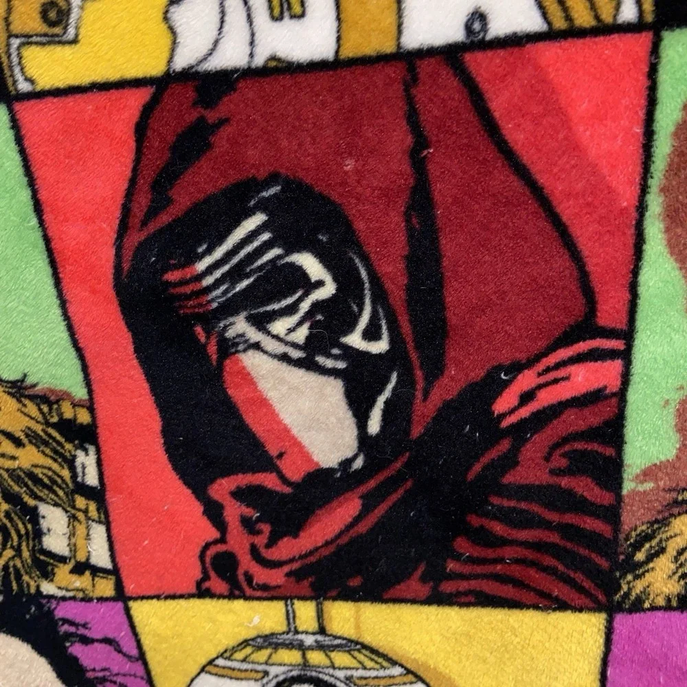 Vintage Star Wars Throw Plush Blanket‎ 39
